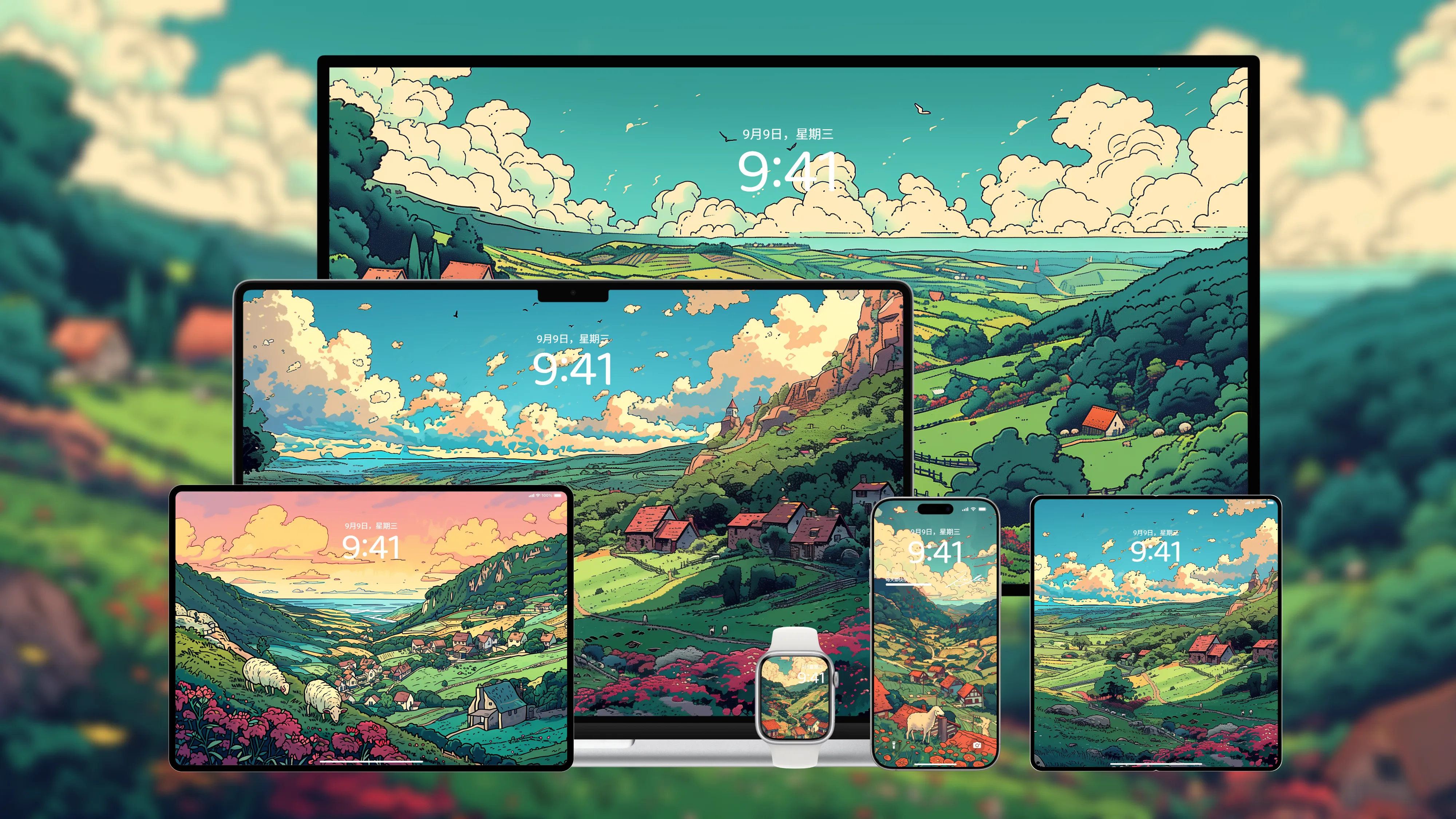 桌面壁纸 电脑屏保 电脑壁纸 护眼壁纸 护眼屏保